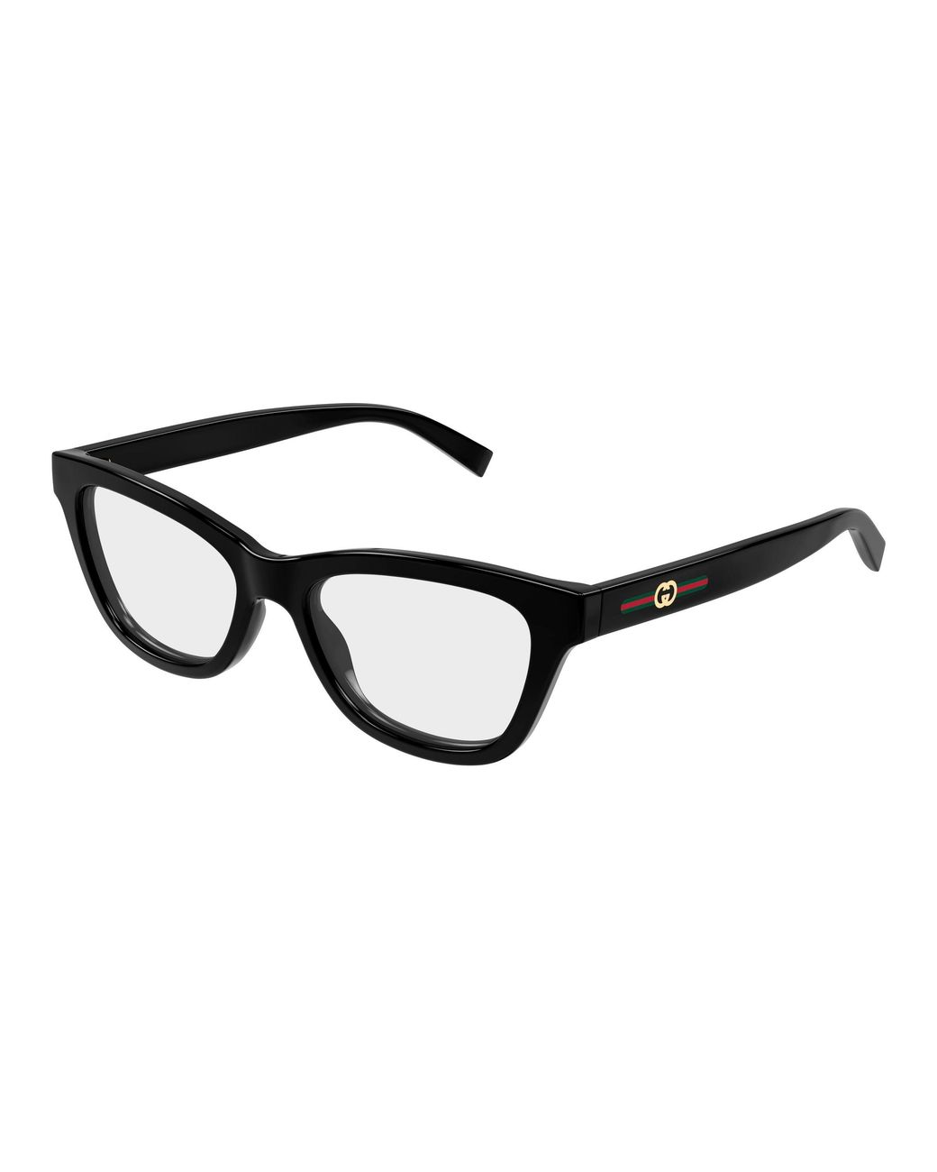 Gucci Black Gg1983O 001 Optical Frames Injected Transparent Cat Eye