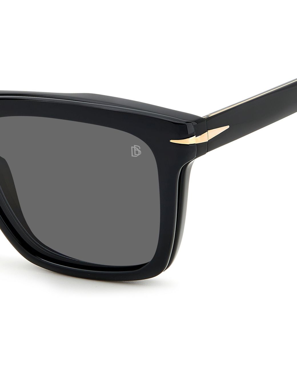 David Beckham Black Db 7000/Cs 807/M9 Sunglasses Acetate Squared Polarized for men