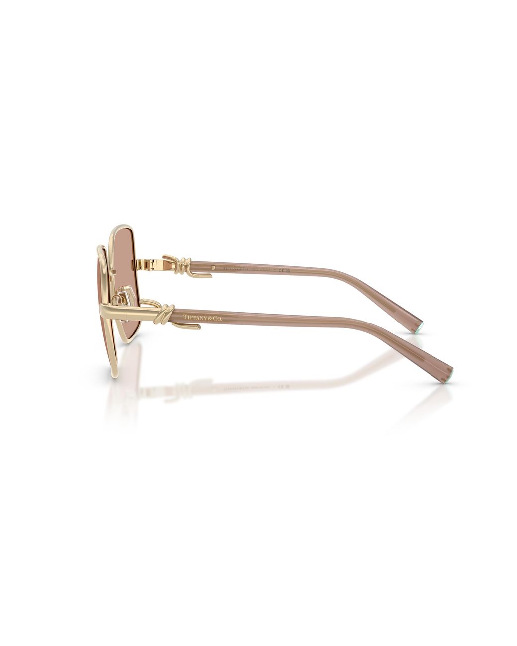 Tiffany & Co Black Tf3122 602173 Sunglasses Metal Squared Normal