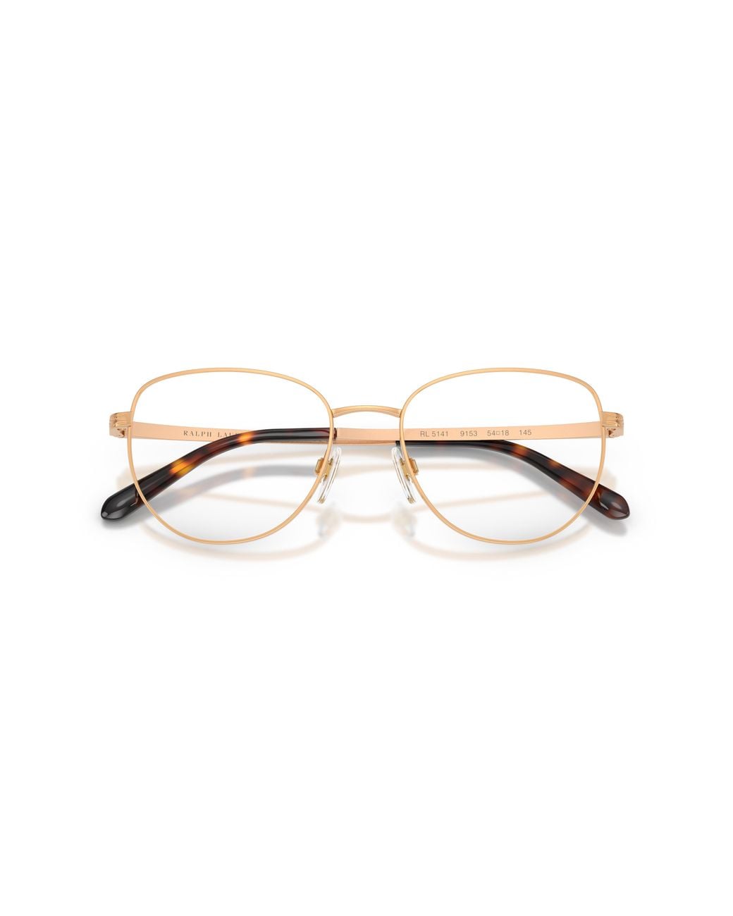 Ralph Lauren Black Rl5141 9153 Optical Frames Metal Transparent Round Normal