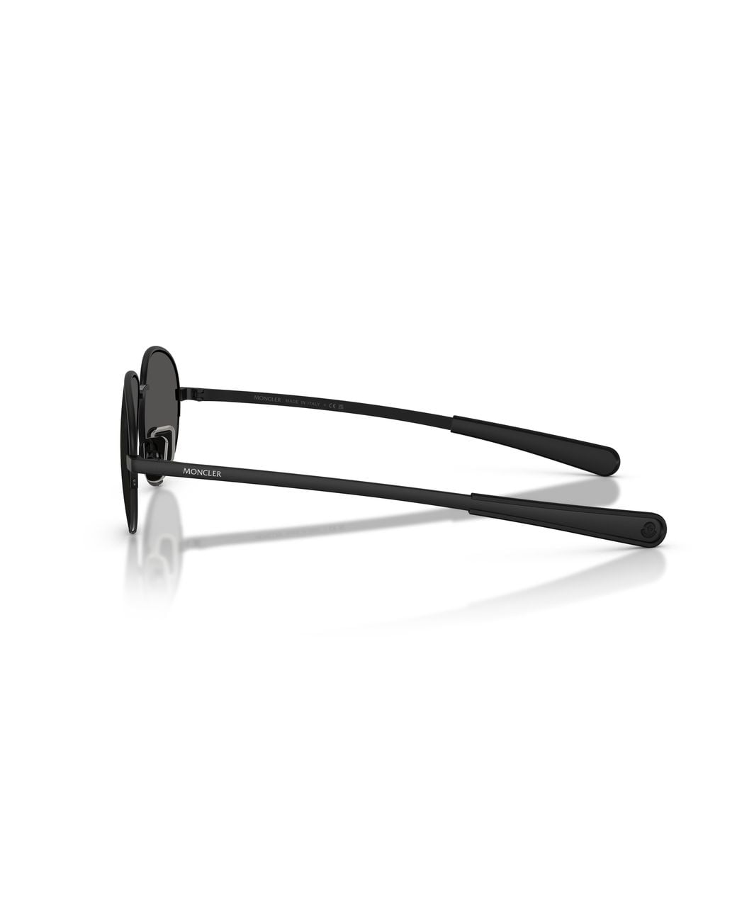 Moncler Black Me4018 Circuit 100187 Sunglasses Metal Round Normal