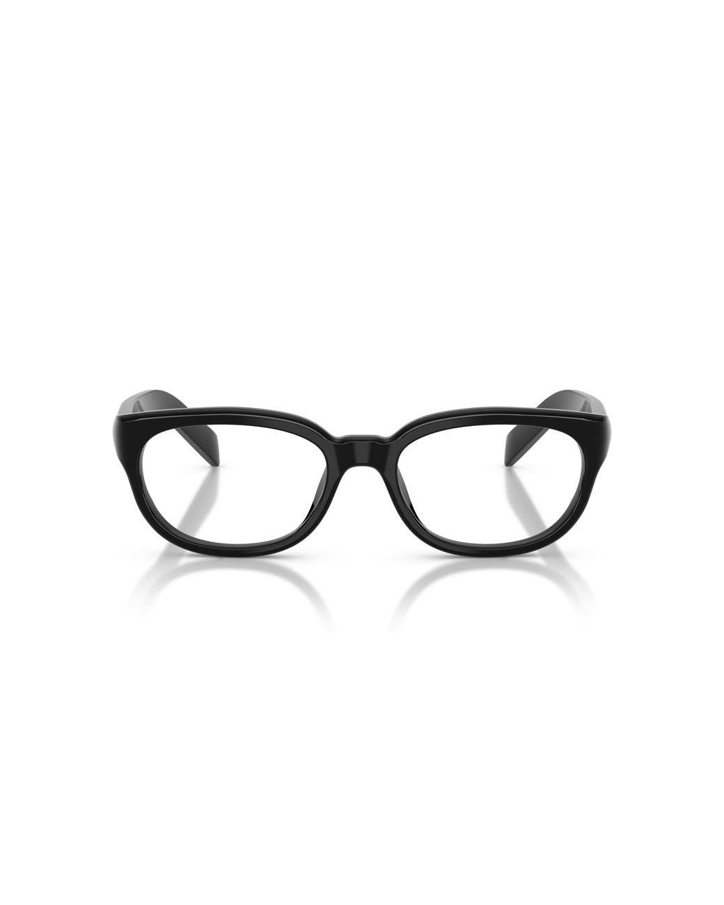 Prada Black Pr D03Vu 16K1O1 Optical Frames Acetate Transparent Pantos Normal