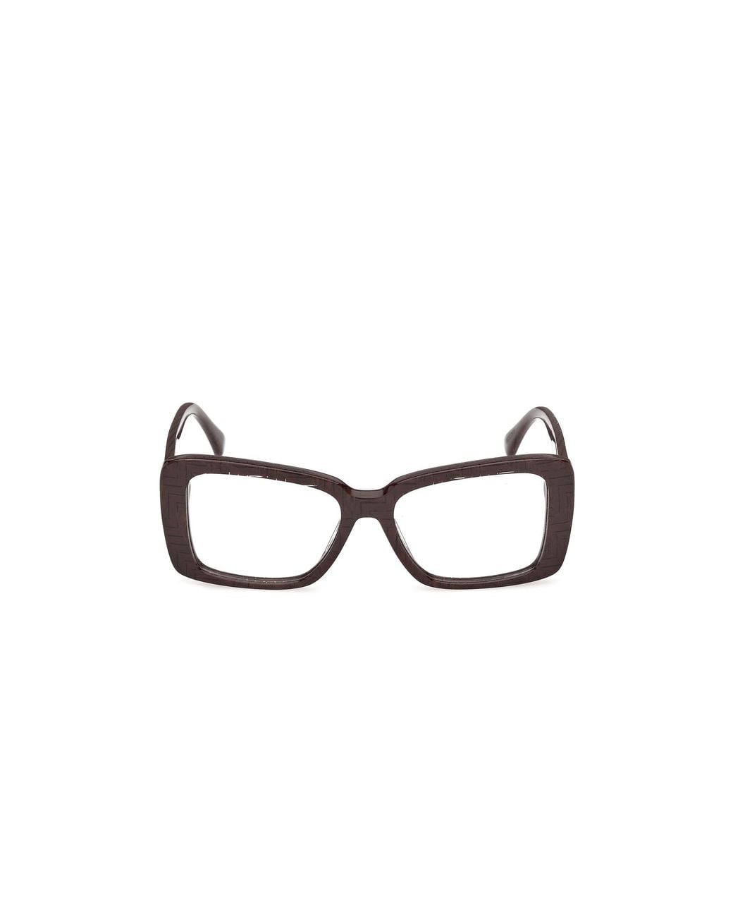 Max Mara Black Mm5266 50 Optical Frames Acetate Squared Normal
