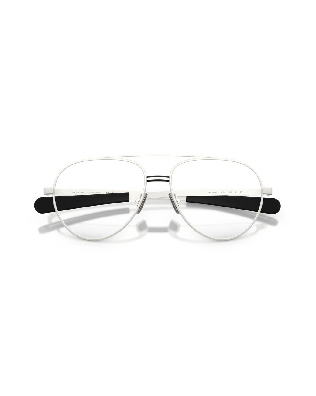Moncler Black Me1008 1004 Optical Frames Metal Transparent Pilot Normal