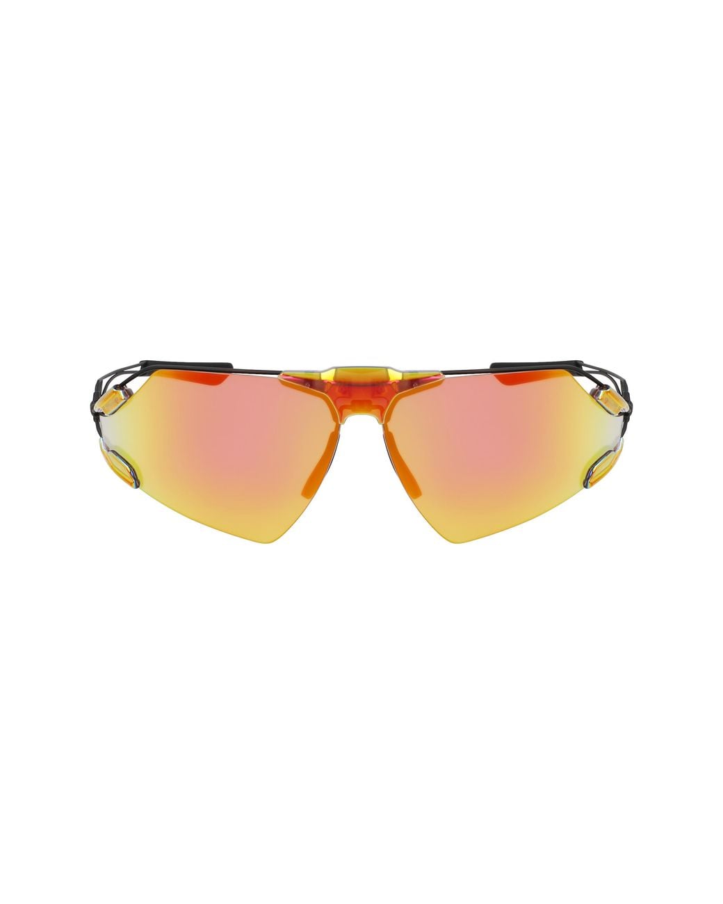 Nike Black Zeus Edge E Ev24031 891 Sunglasses Titanium Squared Normal for men