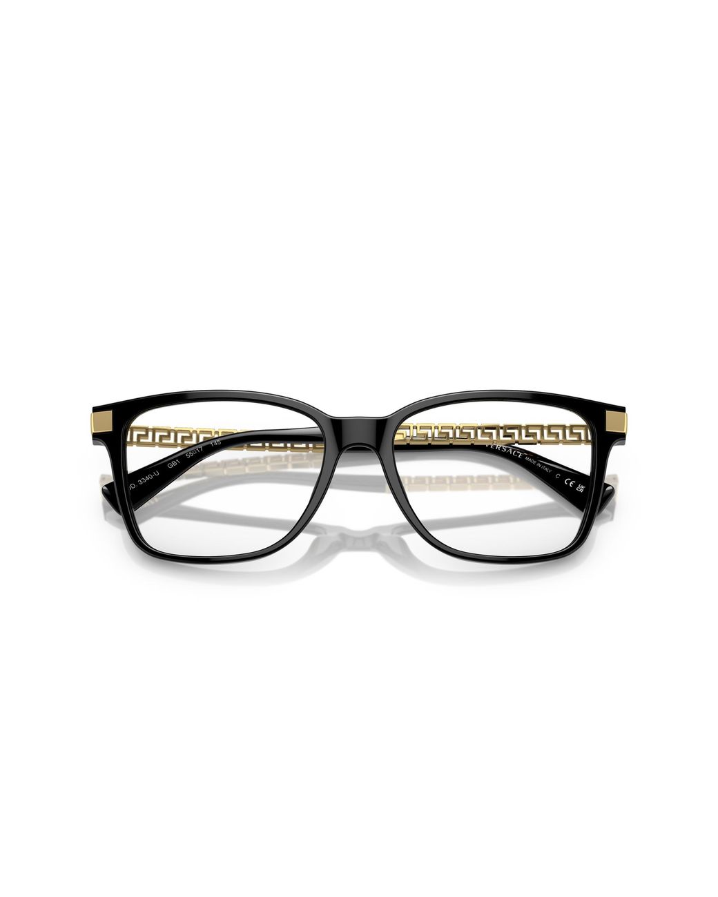 Versace Black Ve3340U Gb1 Optical Frames Acetate Pillow Normal for men