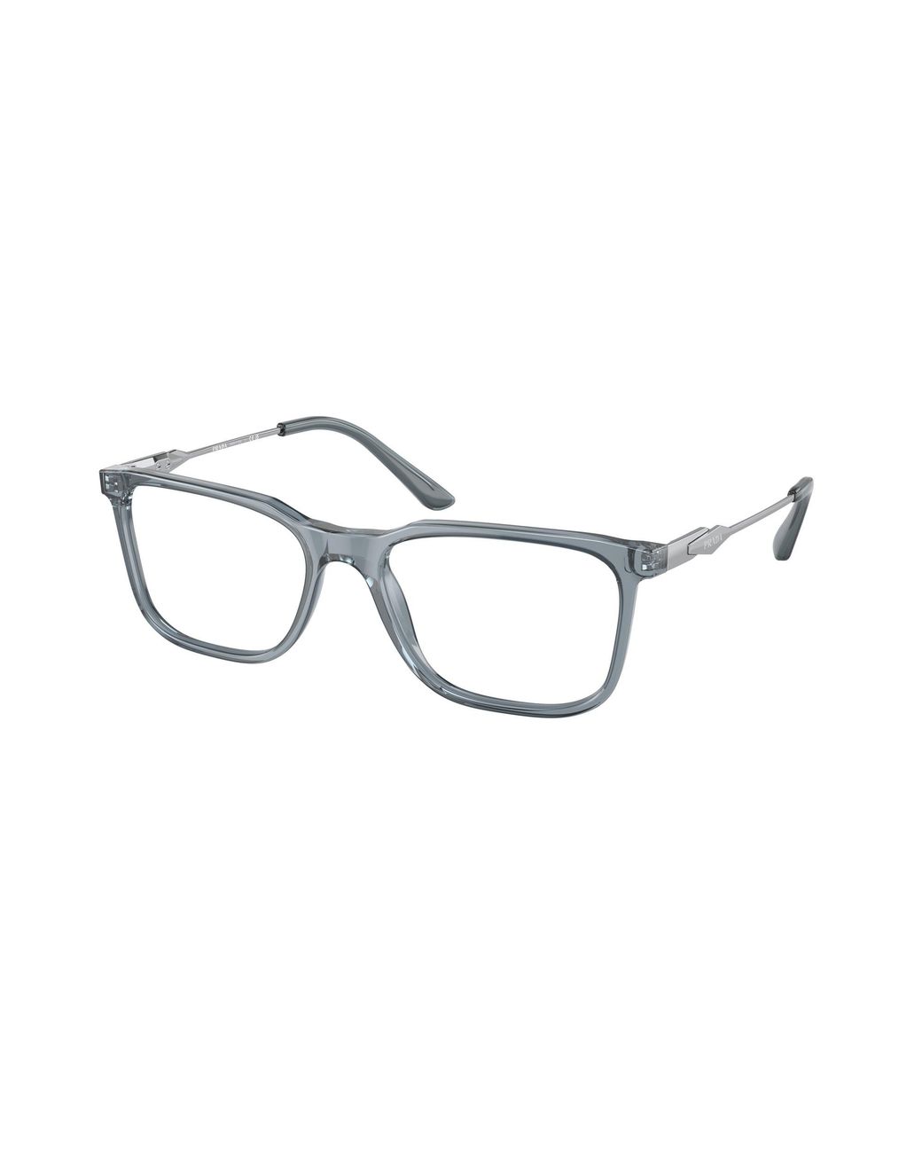 Prada Black Pr 05Zv 19F1O1 Optical Frames Acetate Squared Normal for men
