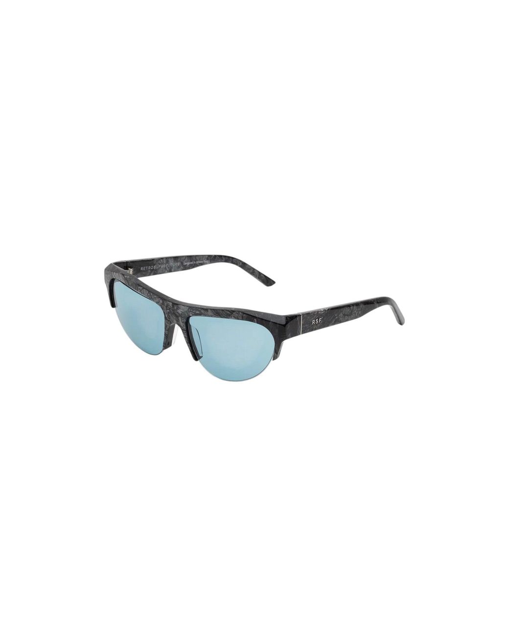 Retrosuperfuture Black Xrc Ora Granito Sunglasses Acetate Cat Eye Normal