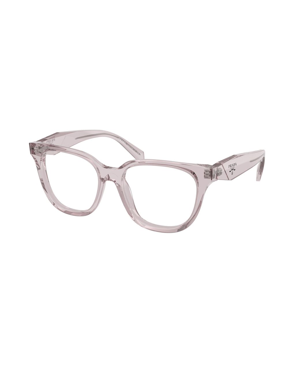 Prada Black Pr C11V 12W1O1 Optical Frames Acetate Transparent Butterfly Normal