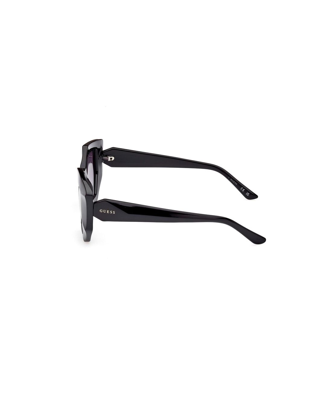 Guess Black Gu7897 01B Sunglasses Injected Geometric Normal Shaded