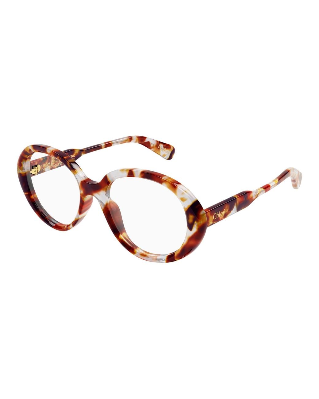 Chloé Black Ch0221O 008 Optical Frames Acetate Transparent Round