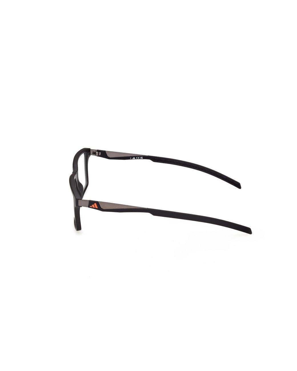 Adidas Originals Black Sp5132 2 Optical Frames Injected Squared Normal for men