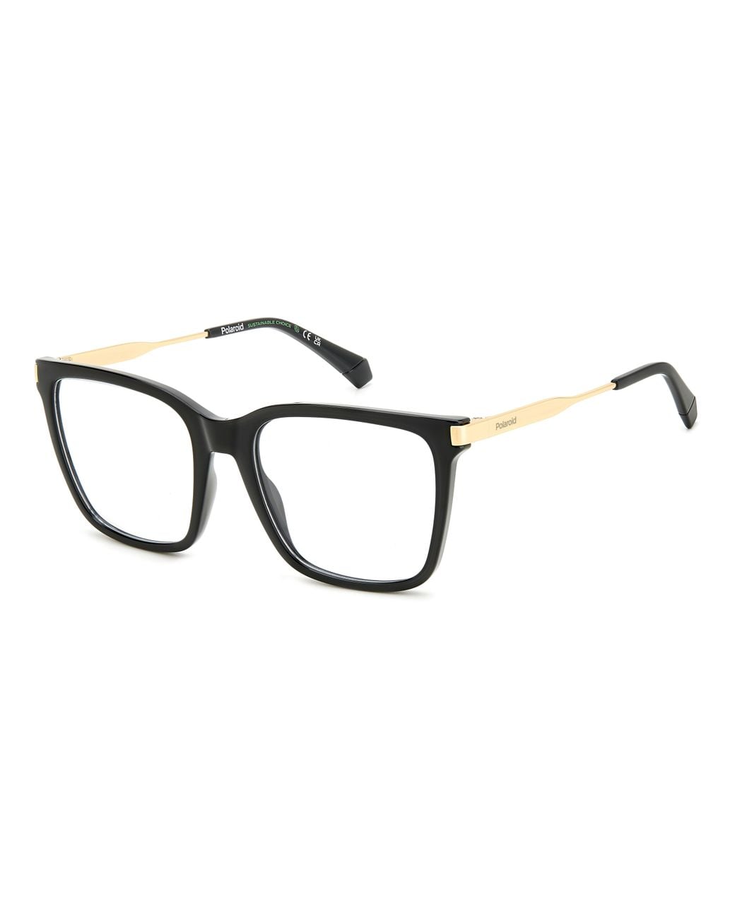Polaroid Black Pld D528 807 Optical Frames Plastic Squared