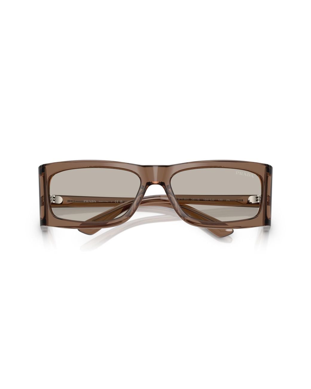 Prada Black Pr B03S 16W5J2 Sunglasses Acetate Squared Normal for men