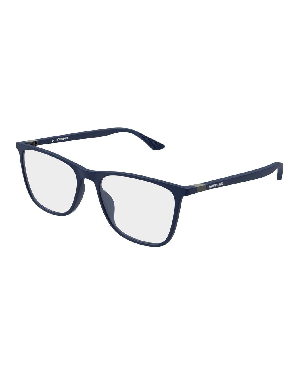 Montblanc Black Mb0510O 003 Optical Frames Acetate Transparent Squared for men
