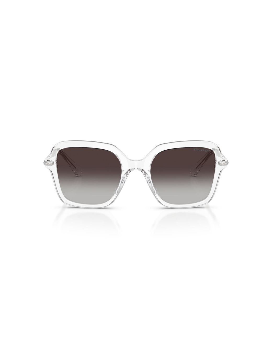 Swarovski Black Sk6040 10278G Sunglasses Acetate Geometric Normal Shaded