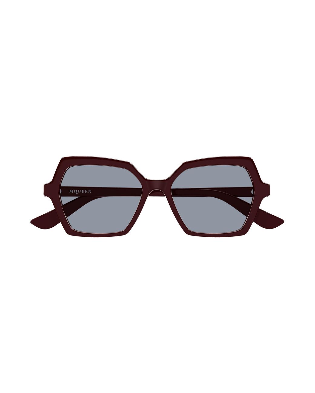 McQueen Black Am0537S 004 Sunglasses Acetate Light Geometric