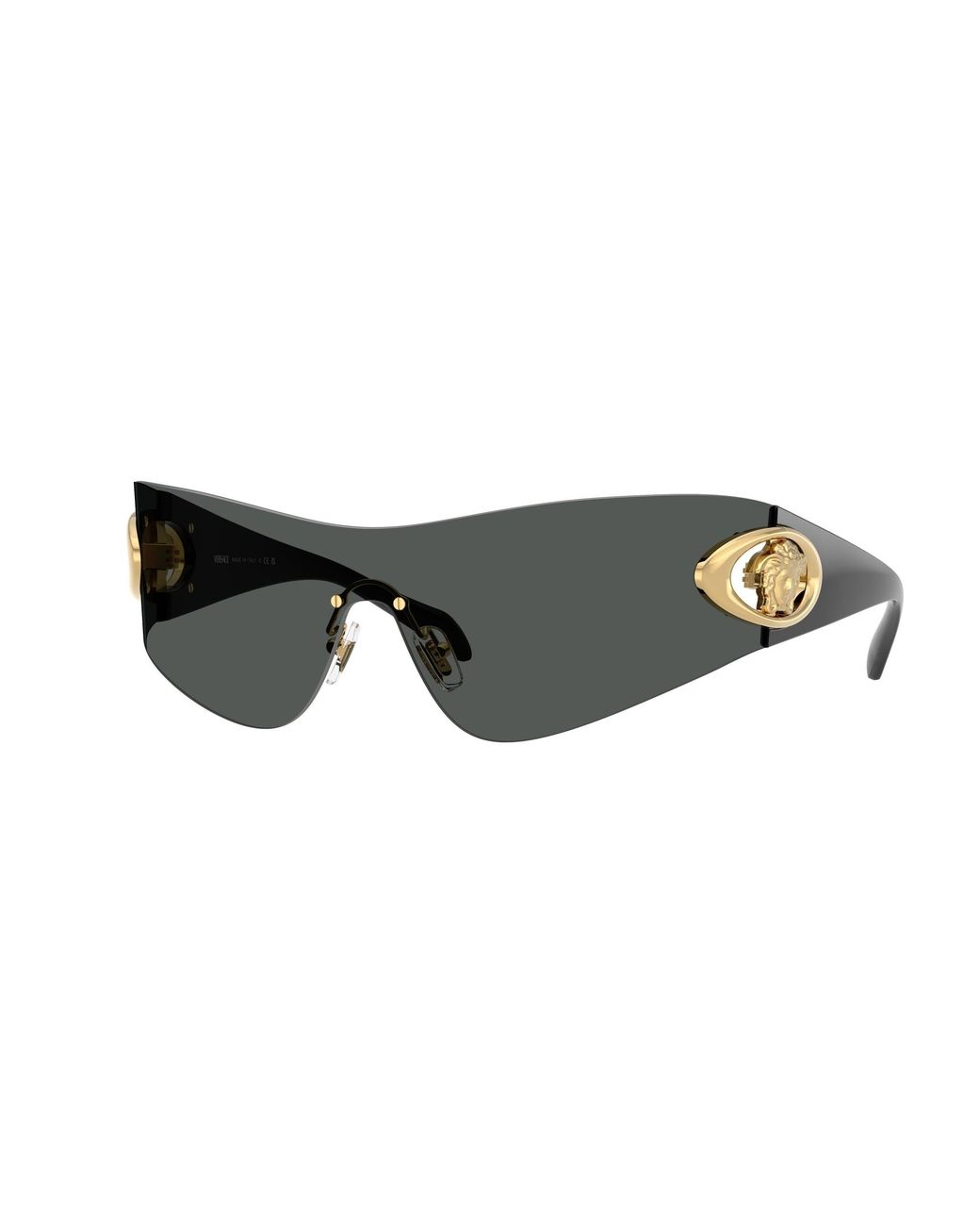 Versace Black Ve2280 100287 Sunglasses Metal Pillow Normal for men