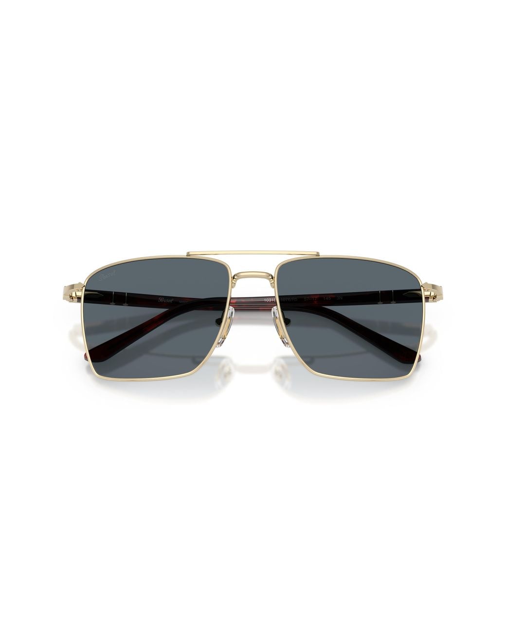 Persol Black Po1031S 1076R5 Sunglasses Steel Squared Normal