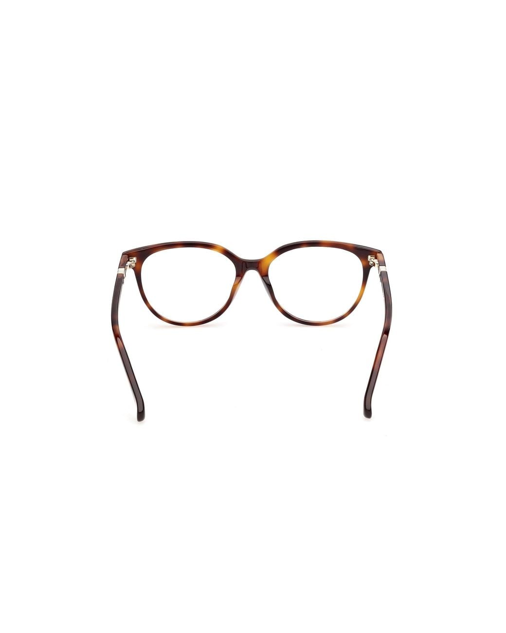 Max Mara Black Mm5262 52 Optical Frames Acetate Round Normal