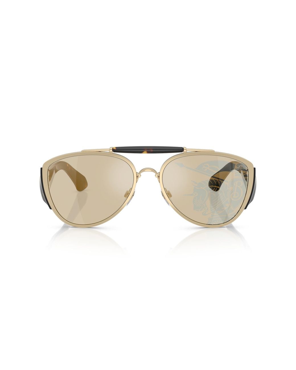 Burberry Black Be3161 1109P4 Sunglasses Metal Pilot Normal