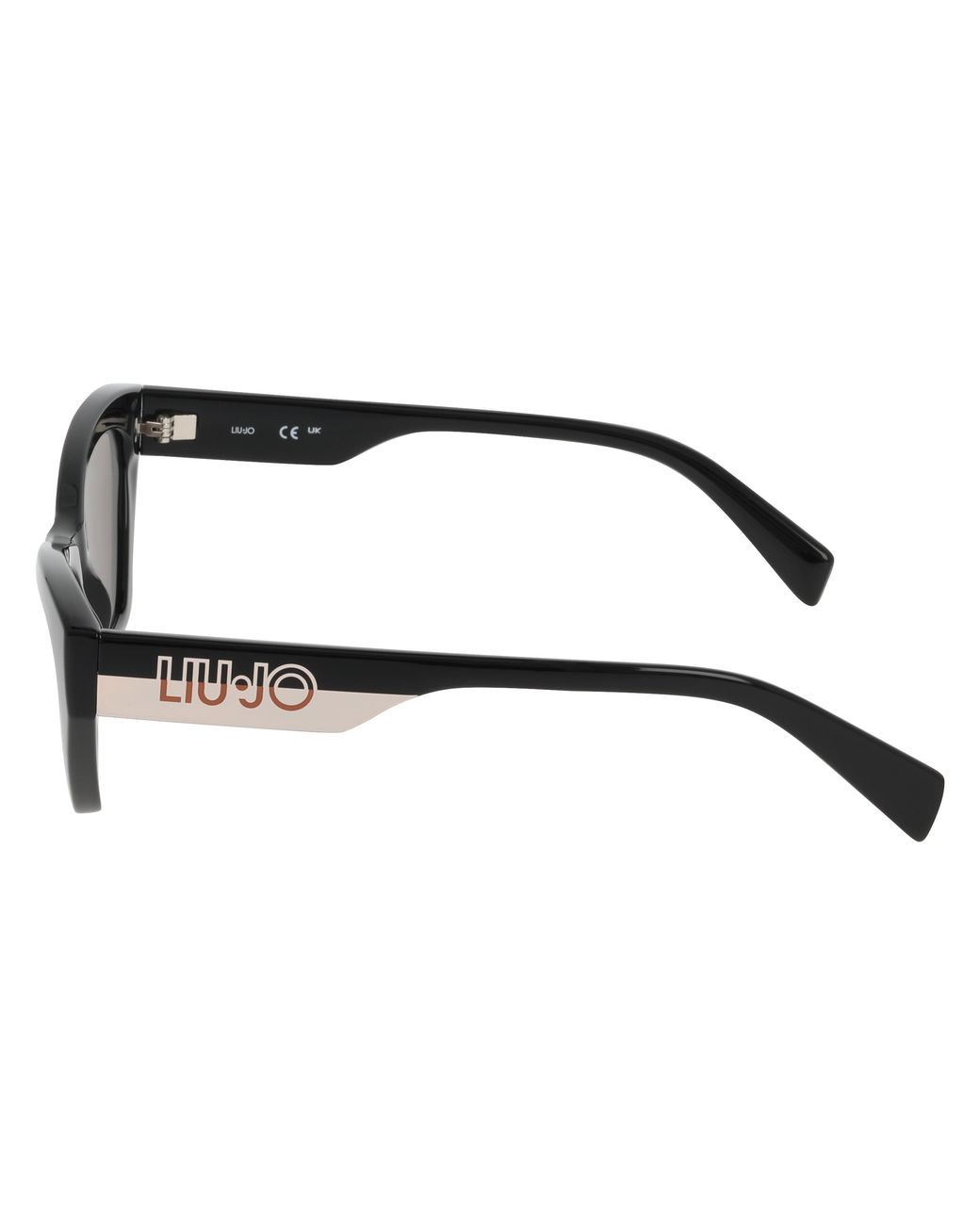 Liu Jo Black Lj807S 001 Sunglasses Bio-Inject Smoke Squared Normal
