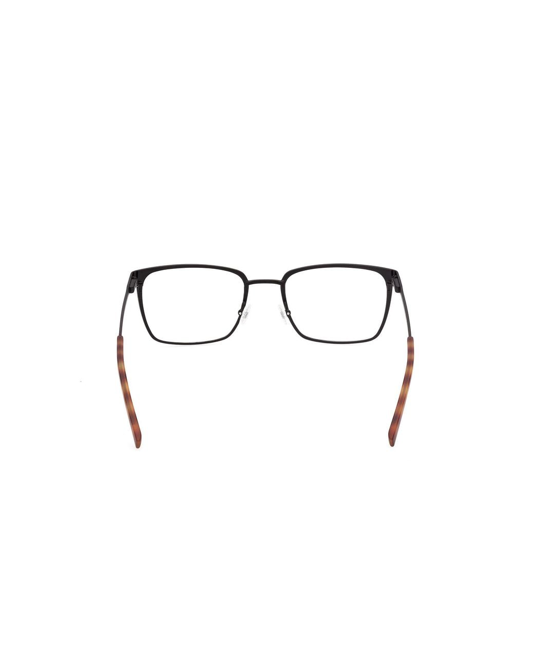 Timberland Black Tb50122 2 Optical Frames Metal Squared Normal for men