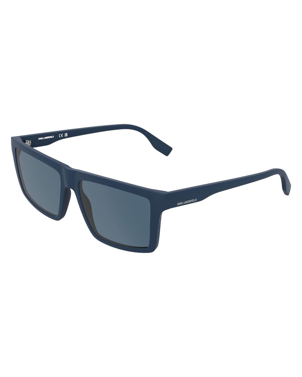 Karl Lagerfeld Black Kl6225S 002 Sunglasses Bio-Injected Smoke Squared Normal for men