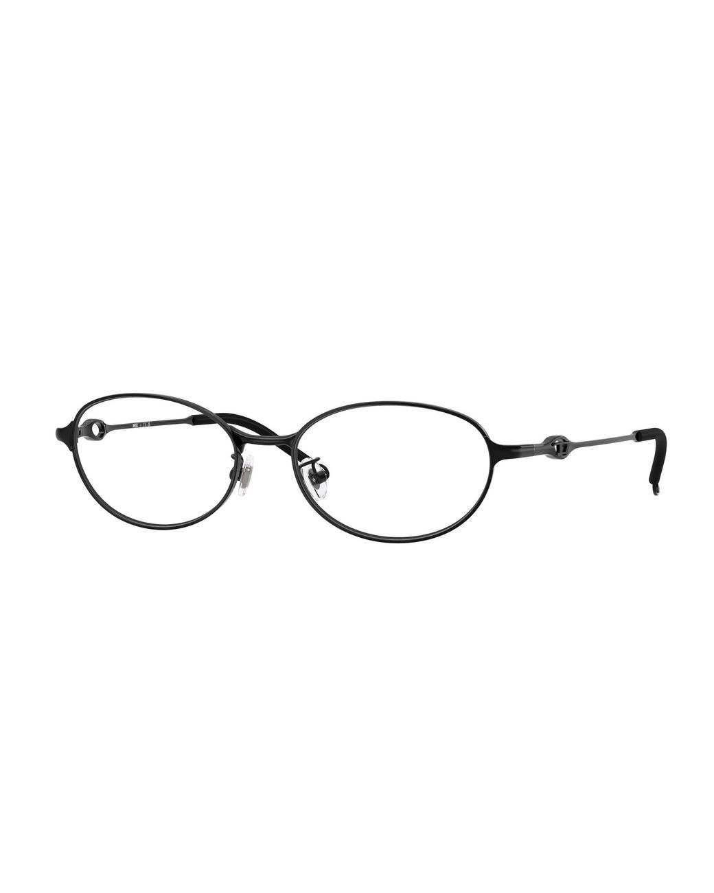 DIESEL Black Dl5004D 1029 Optical Frames Metal Round Normal