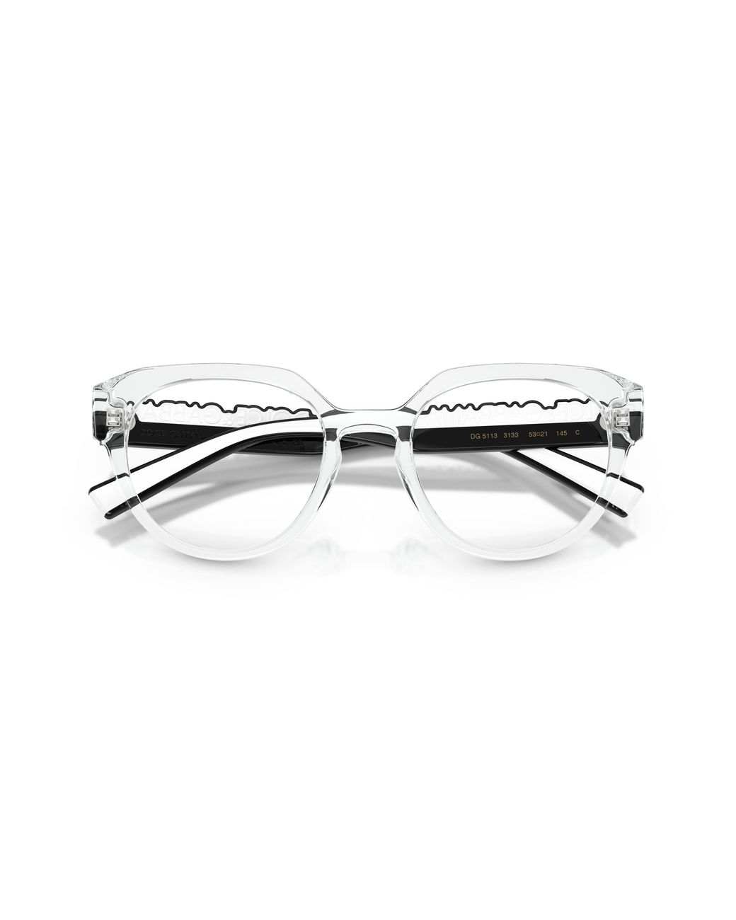 Dolce & Gabbana Black Dg5113 3133 Optical Frames Injected Pantos Normal