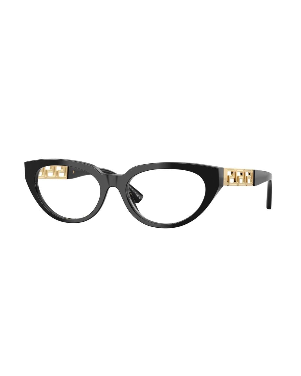 Versace Black Ve3383 Gb1 Optical Frames Acetate Cat Eye Normal