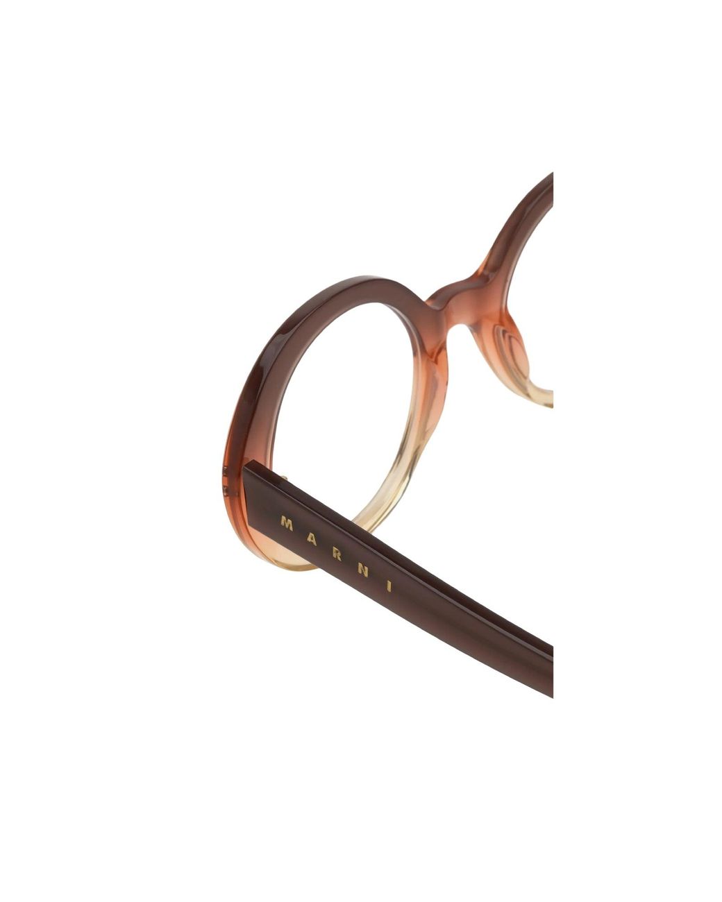 Marni Black Ibr Eobilo Faded Optical Frames Acetate Round