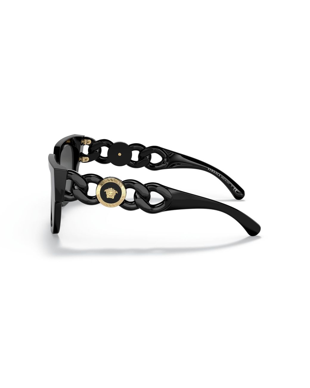 Versace Black Ve4409 Gb1/87 Sunglasses Acetate Squared Normal