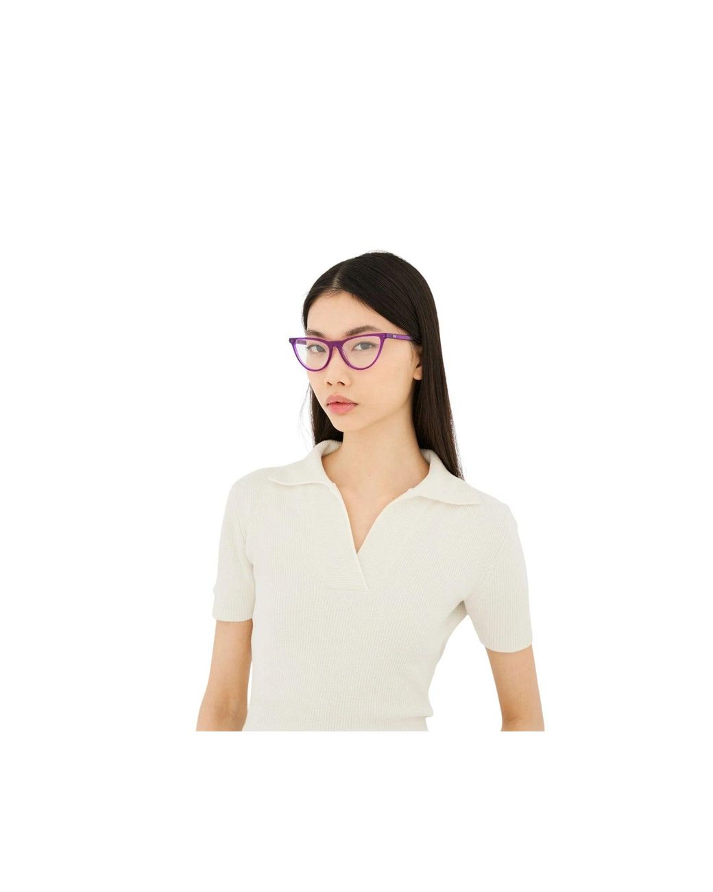Retrosuperfuture Black Kcr Numero 135 Violissimo Optical Frames Acetate Cat Eye