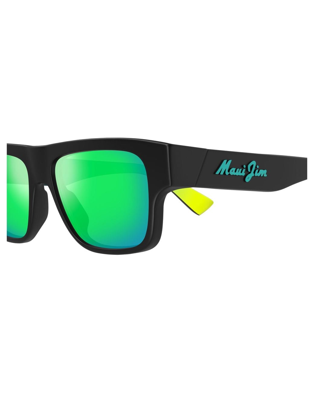Maui Jim Green Mj0638S 004 Occhiali Da Sole Bio-Iniettato Verde Squadrata