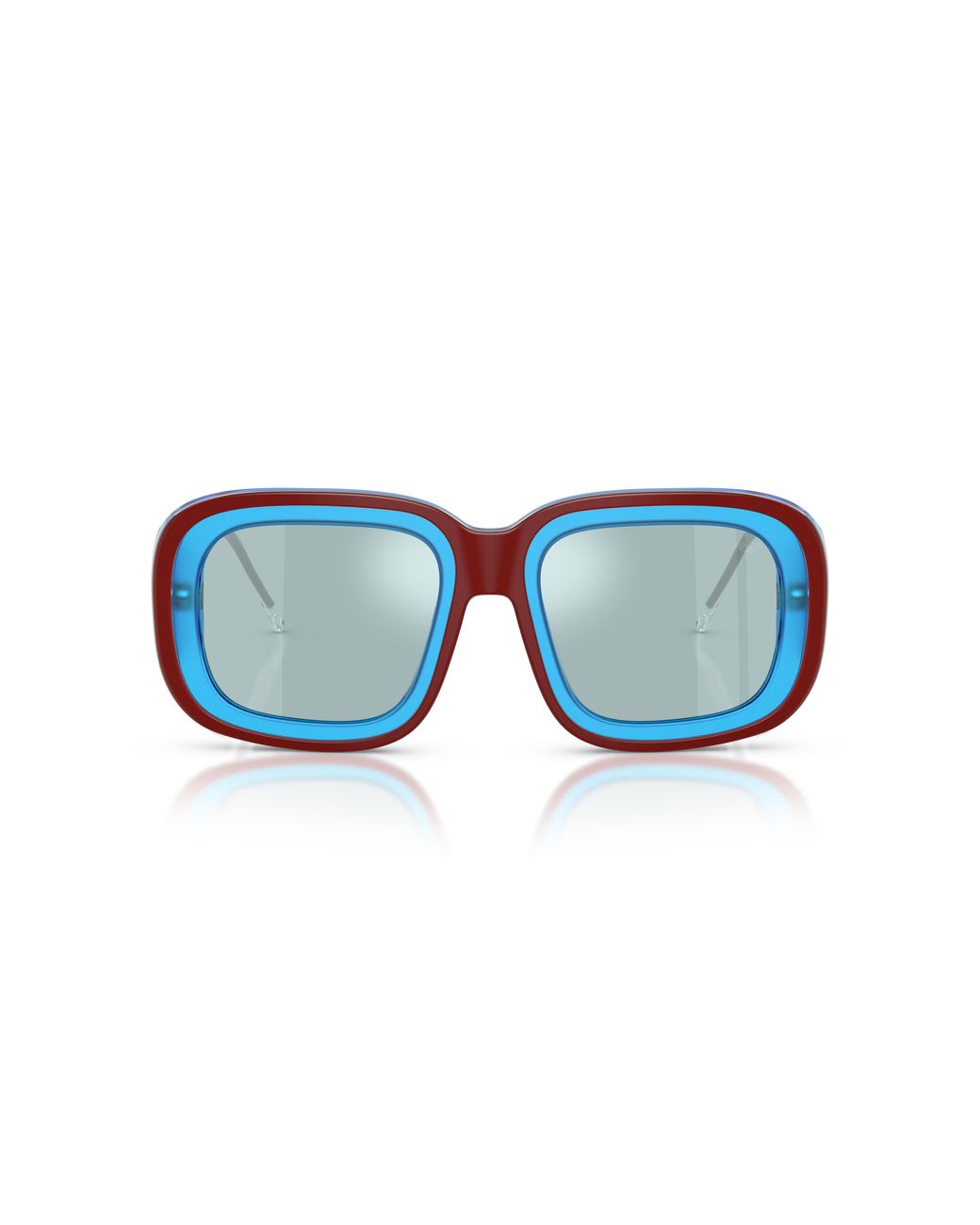 DIESEL Blue Dl2015U 20487C Sunglasses Acetate Light Squared Mirror
