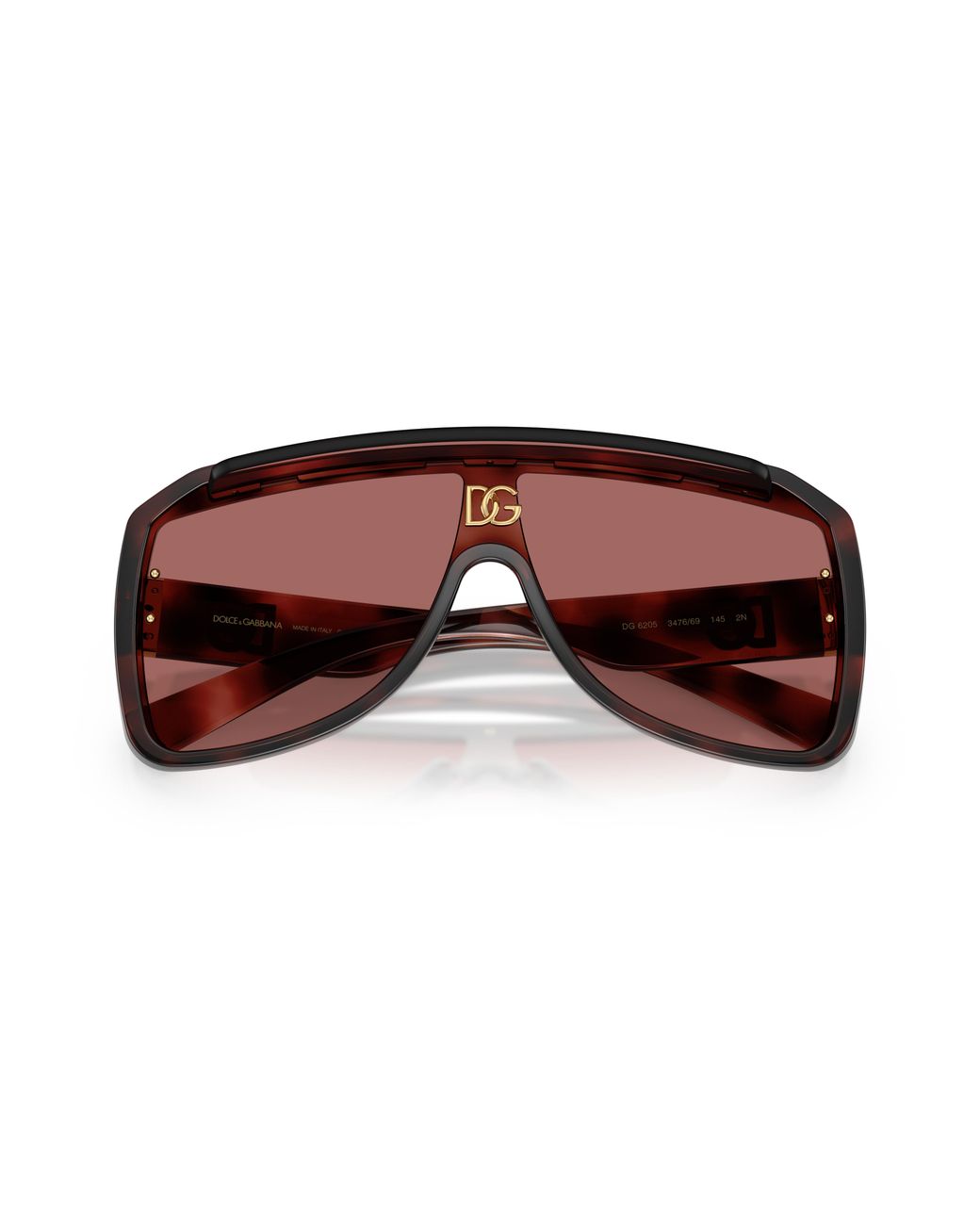 Dolce & Gabbana Black Dg6205 347669 Sunglasses Injected Pilot Normal