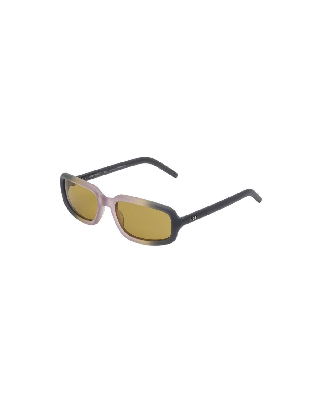 Retrosuperfuture Black Gw9 Troll Side Fade Sunglasses Acetate Squared Normal