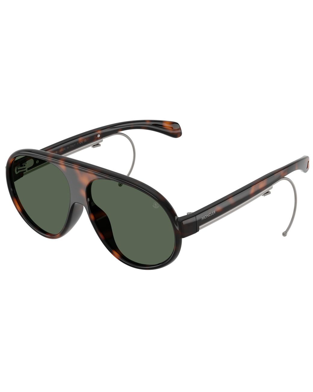 Moncler Black Me8007U Vantaj 502171 Sunglasses Injected Pilot Normal