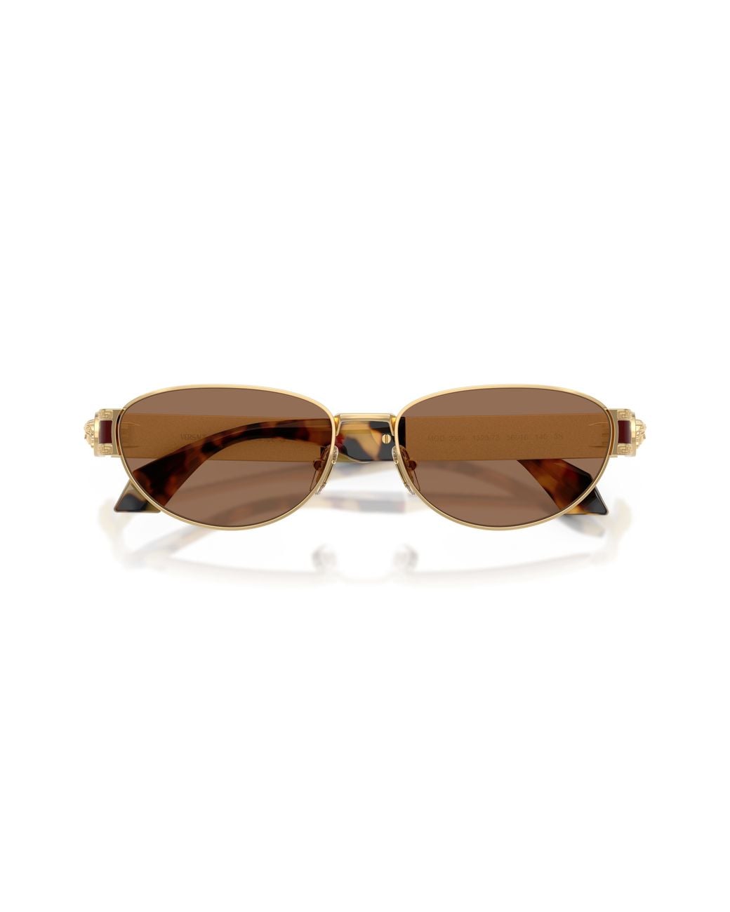Versace Black Ve2304 152373 Sunglasses Metal Cat Eye Normal