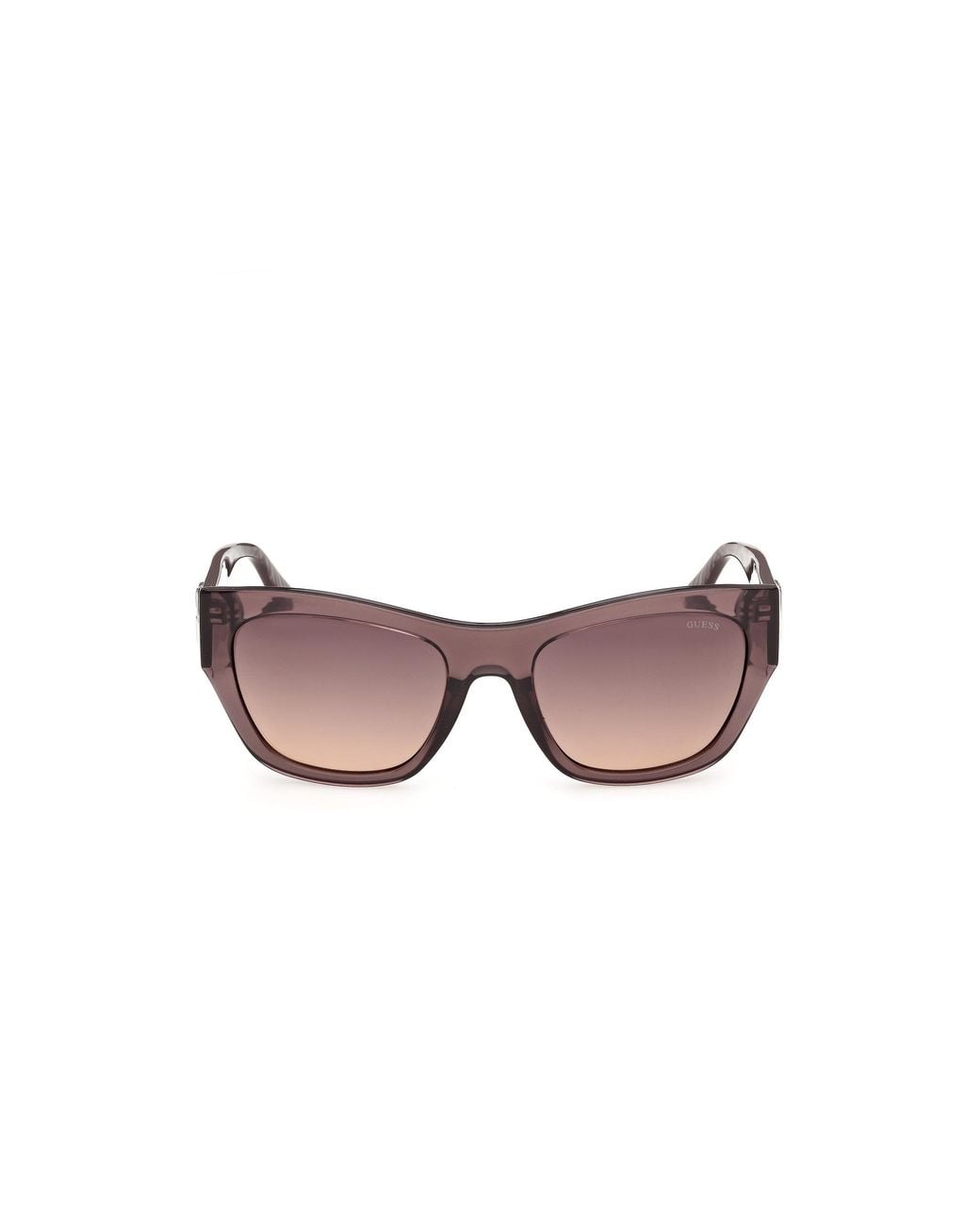 Guess Black Gu00363 48F Sunglasses Injected Squared Normal