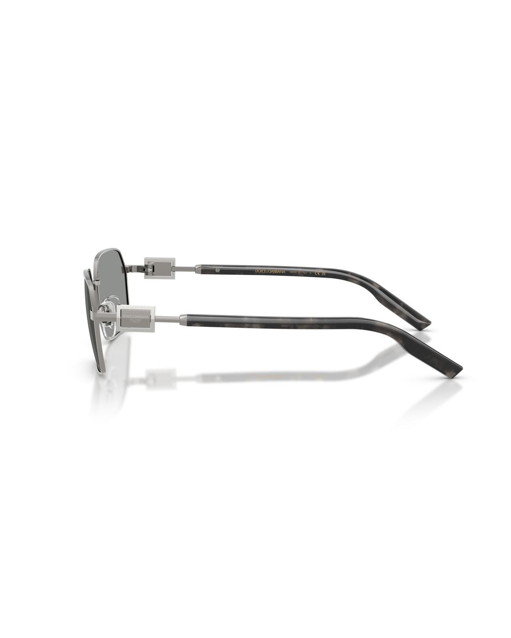 Dolce & Gabbana Black Dg2316 04/1 Sunglasses Metal Squared Normal for men