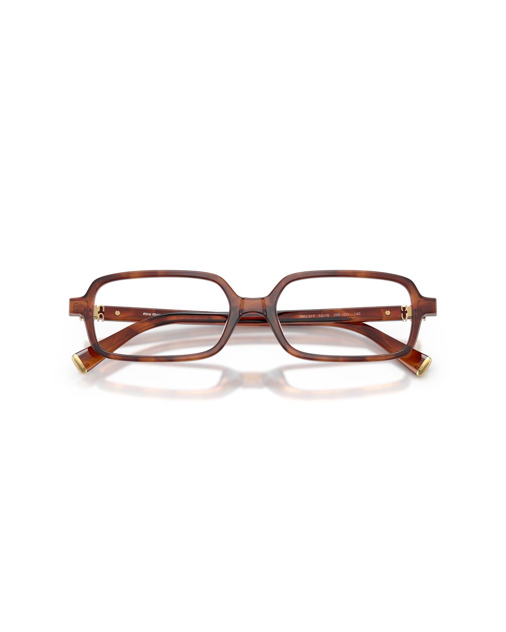 Miu Miu Black Mu 01Yv 26E1O1 Optical Frames Acetate Squared Normal