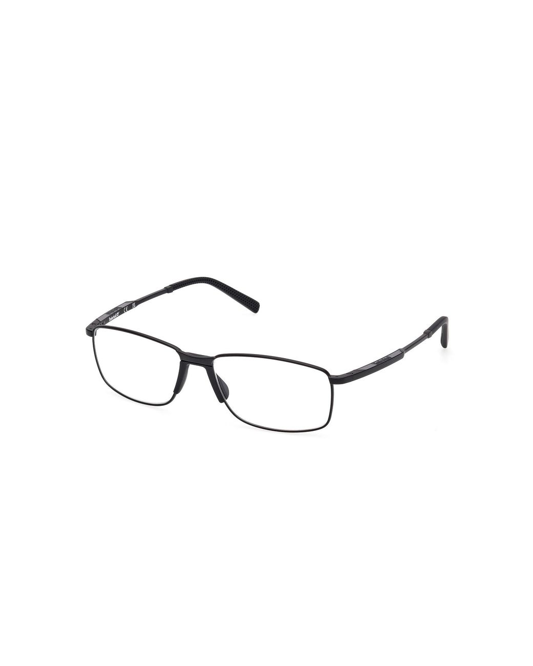 Timberland Black Tb50053 002 Optical Frames Metal Squared Normal for men