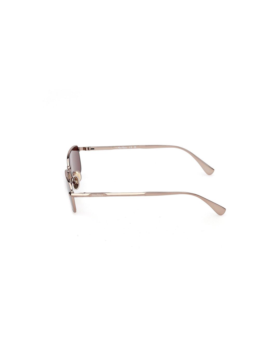 Max Mara Black Mm0199 36S Sunglasses Metal Bordeaux Normal