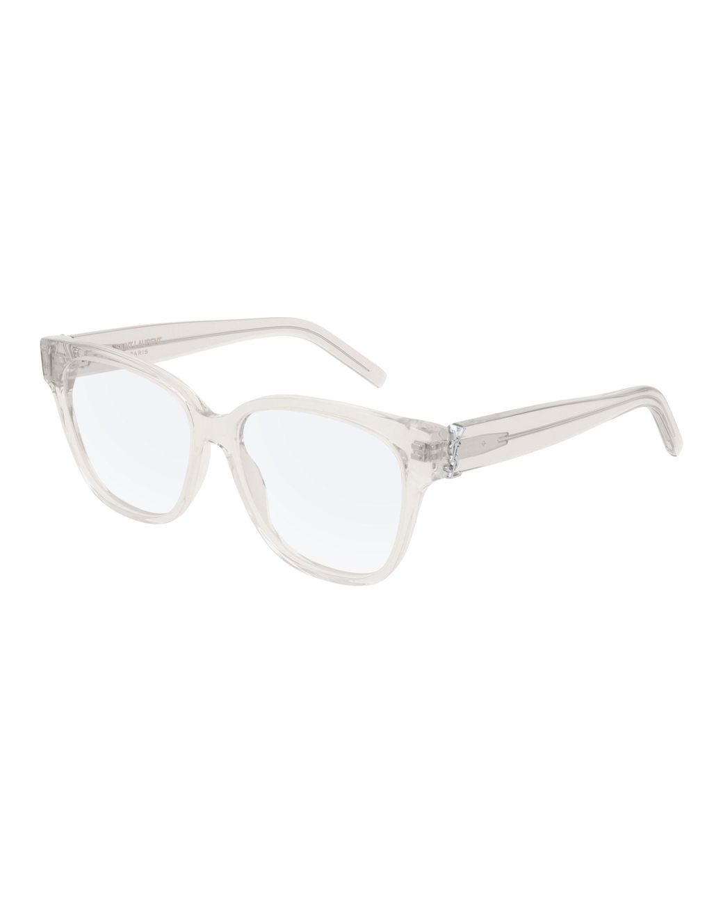 Saint Laurent Black Sl M33 007 Optical Frames Acetate Squared