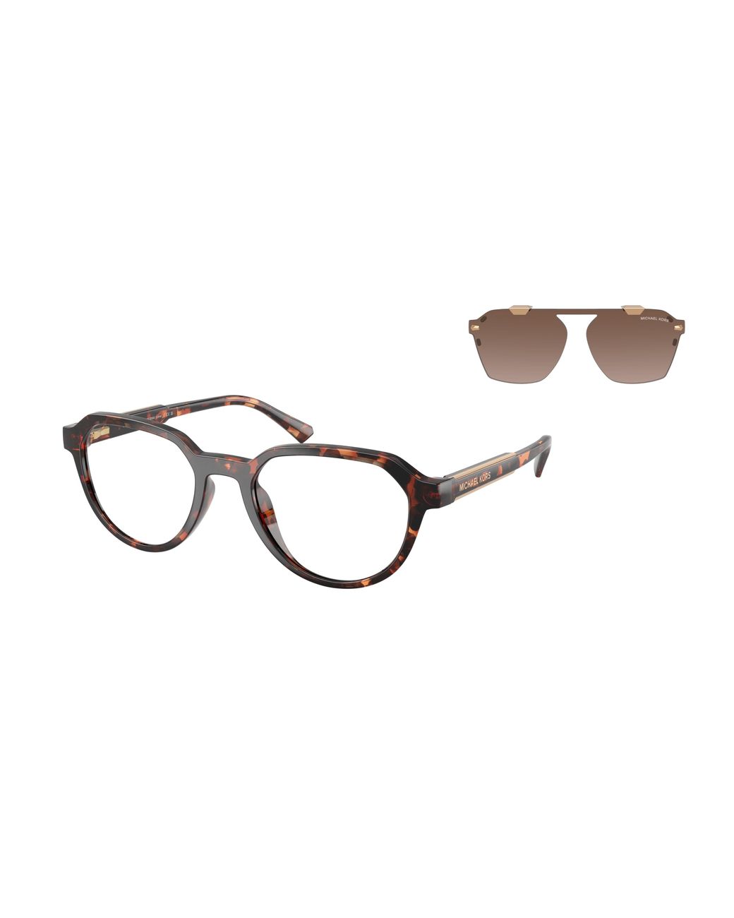 Michael Kors Black Mk2280U Lanai 300613 Sunglasses Injected Geometric Normal Nuanced for men
