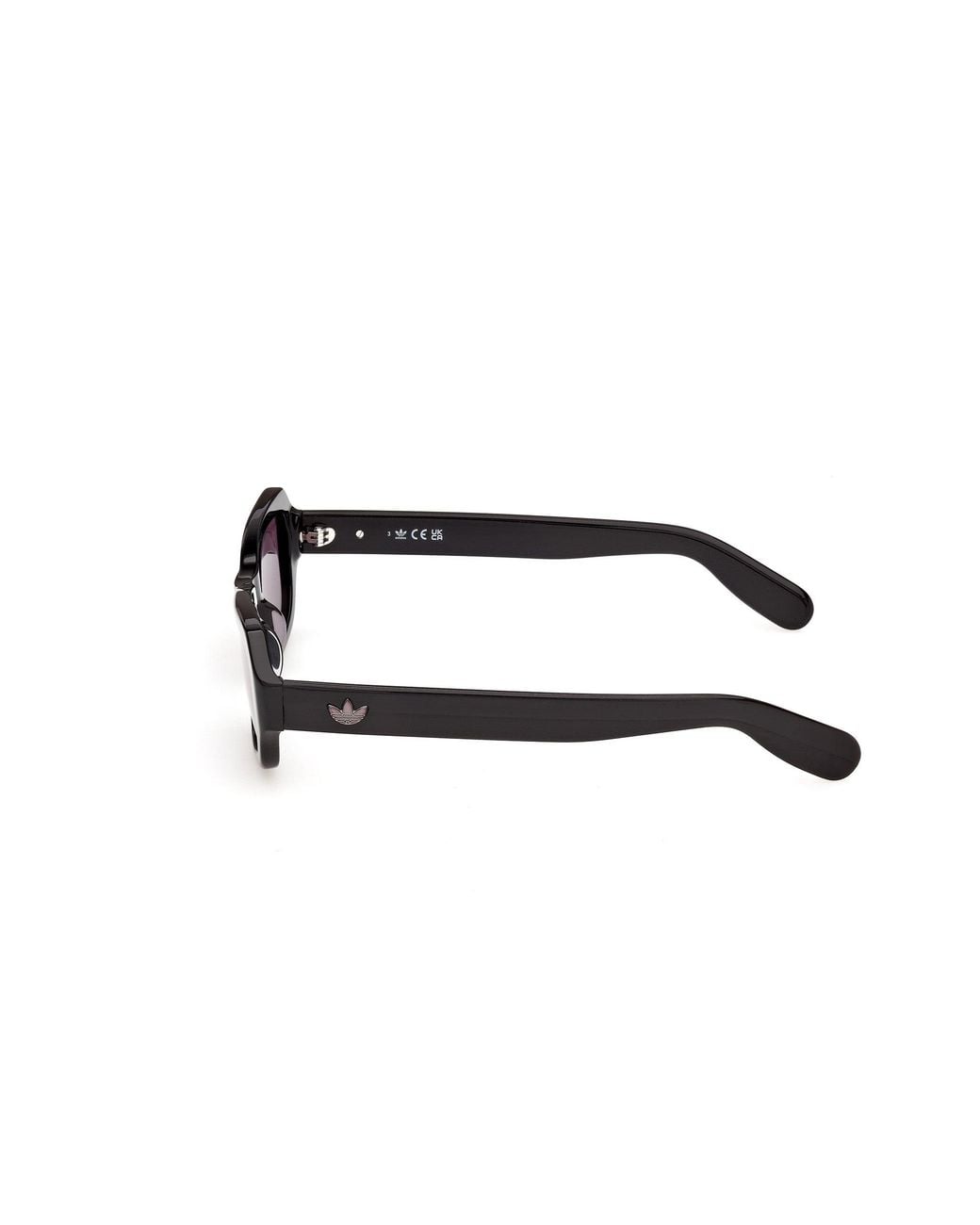 Adidas Originals Black Or0156 01A Sunglasses Acetate Smoke Geometric Normal
