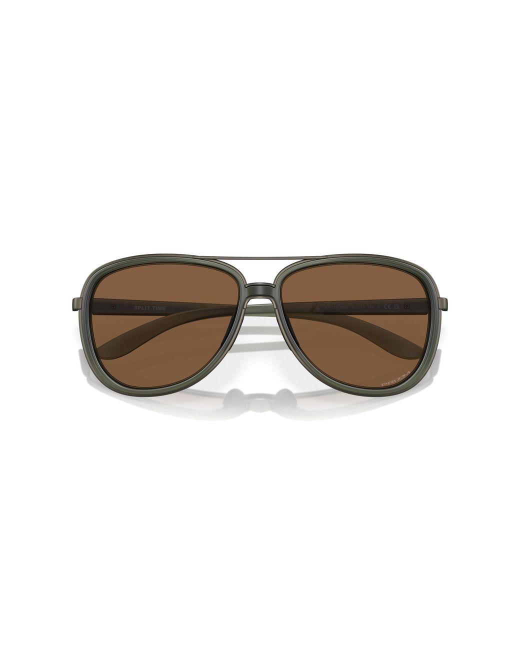 Oakley Black Oo4129 Split Time 412925 Sunglasses Metal Copper Round Normal Prizm