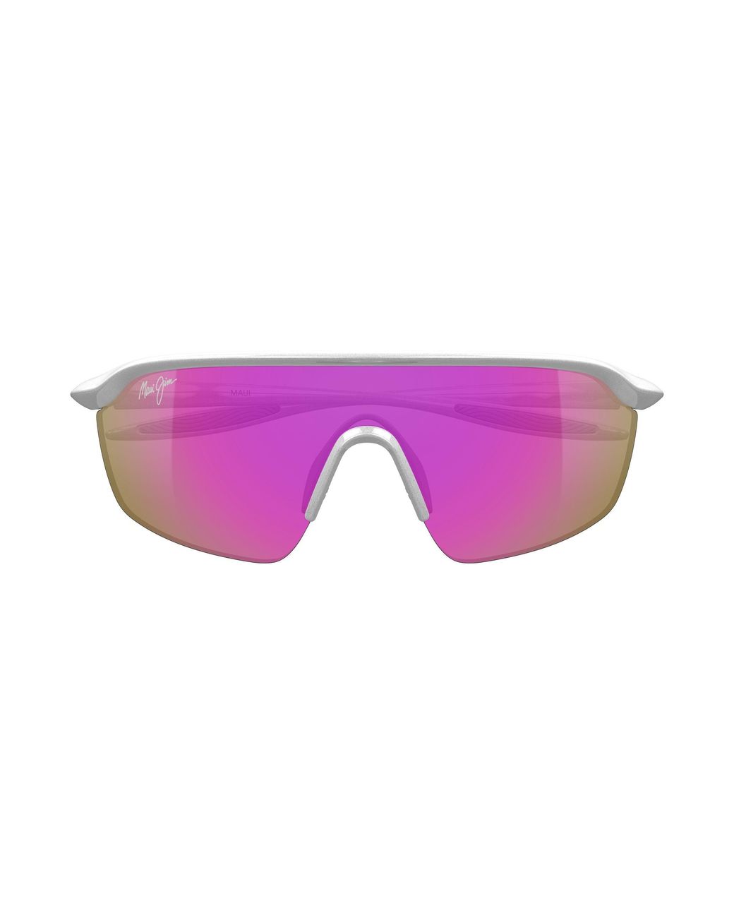 Maui Jim Black Mj0374S 004 Sunglasses Bio-Injected Wraparound Polarized